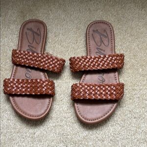 Billabong Brown Braided Sandals